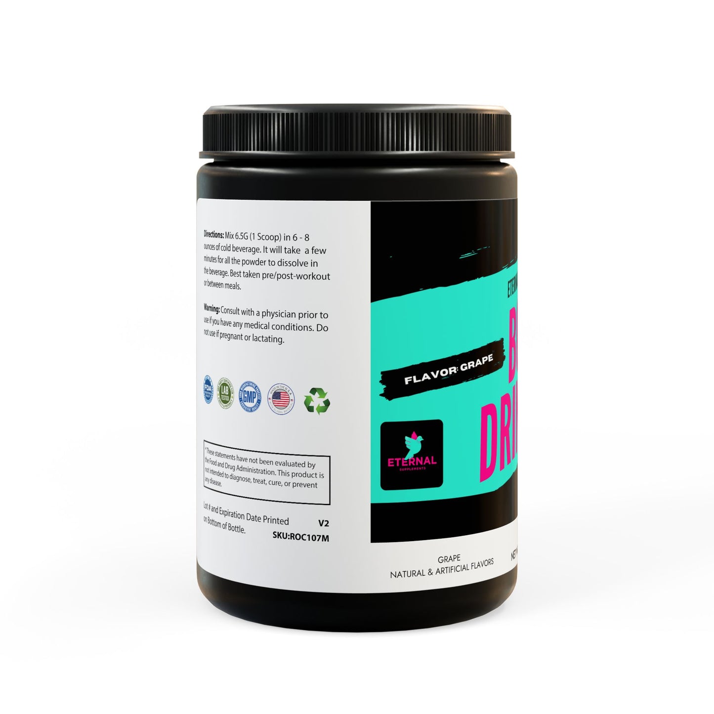 BCAA Drink Mix | Grape | Eternal Supplements